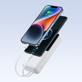 Powerbank Baseus Lipow 20000mAh 22,5W z dwoma wbudowanymi kablami z dodatkowym kablem Baseus Simple USB-A - USB-C 3A 20cm