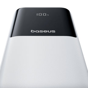 Powerbank Baseus Lipow 20000mAh 22,5W z dwoma wbudowanymi kablami z dodatkowym kablem Baseus Simple USB-A - USB-C 3A 20cm