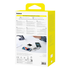 Powerbank Baseus Lipow 20000mAh 22,5W z dwoma wbudowanymi kablami z dodatkowym kablem Baseus Simple USB-A - USB-C 3A 20cm