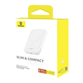 Powerbank Baseus Magnetic Mini Air PPCXM06A 6000mAh 20W z kablem Simple Series USB-C