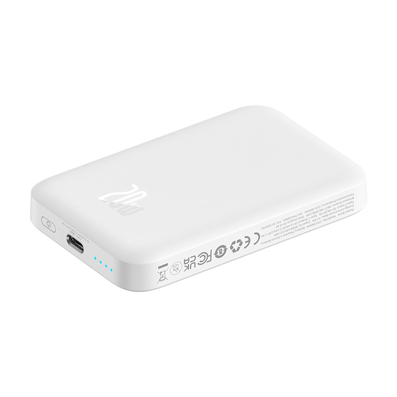 Powerbank Baseus Magnetic Mini Air PPCXM06A 6000mAh 20W z kablem Simple Series USB-C