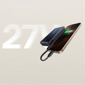 Powerbank Baseus Nomos 10000mAh 30W Qi2 z podstawką kompatybilny z MagSafe z wbudowanym kablem USB-C