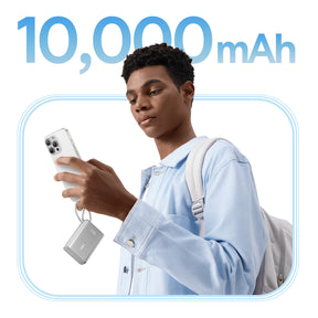 Baseus PicoGo Powerbank 10000mAh 45W z wyświetlaczem cyfrowym i wbudowanym kablem USB-C