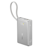 Baseus PicoGo Powerbank 10000mAh 45W z wyświetlaczem cyfrowym i wbudowanym kablem USB-C