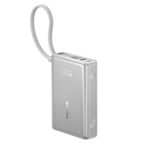Baseus PicoGo Powerbank 10000mAh 45W z wyświetlaczem cyfrowym i wbudowanym kablem USB-C