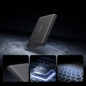Powerbank Baseus PicoGo AM31 Qi2 5000mAh 20W kompatybilny z MagSafe z podstawką (z kablem Simple Braided USB-C - USB-C 30cm)