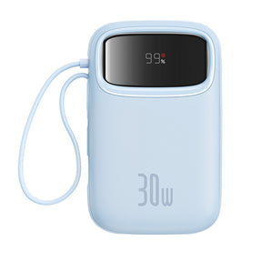 Powerbank Baseus QPow 2 30W 10000mAh z wbudowanymi kablami USB-C