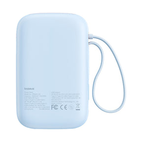 Powerbank Baseus QPow 2 30W 10000mAh z wbudowanymi kablami USB-C