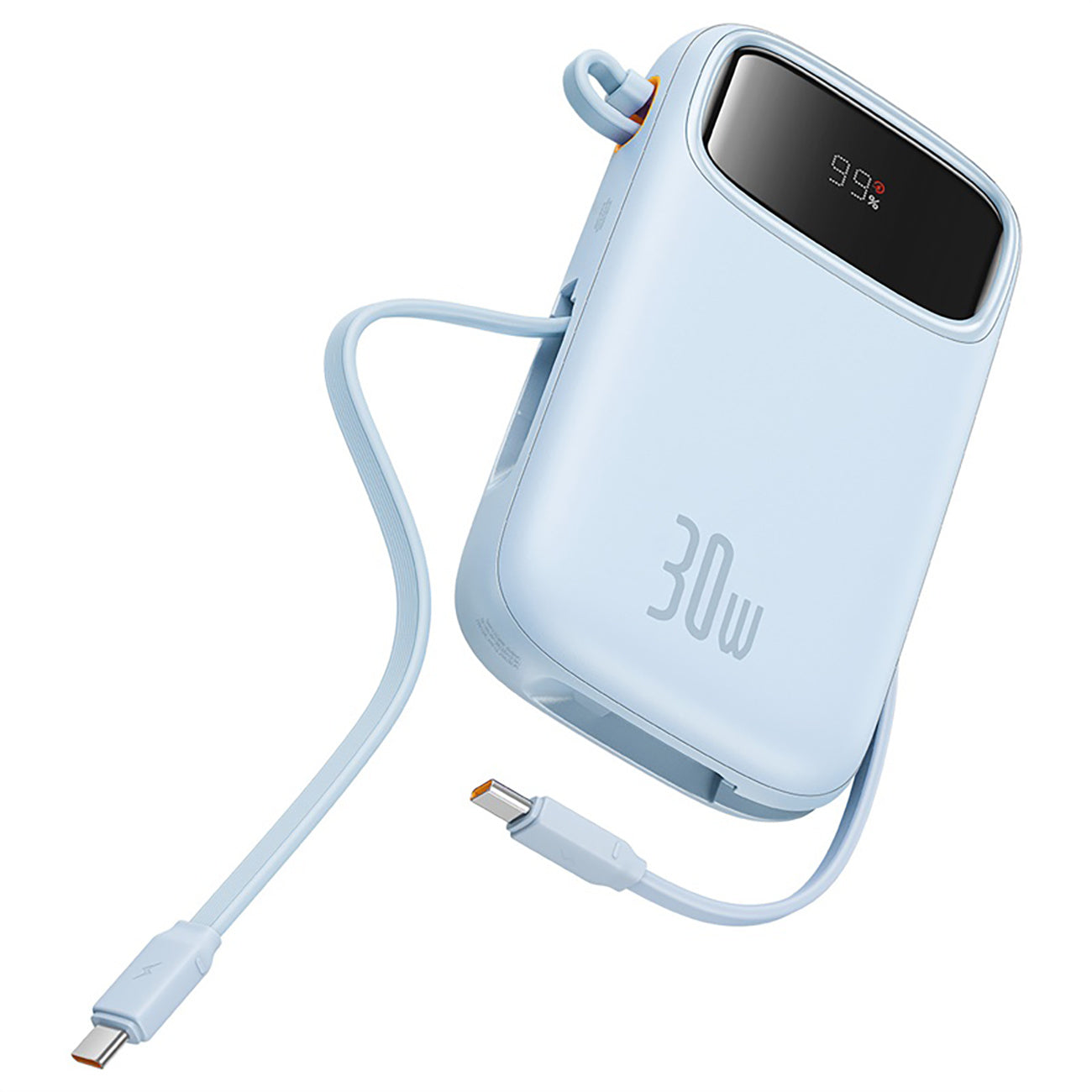 Powerbank Baseus QPow 2 30W 10000mAh z wbudowanymi kablami USB-C