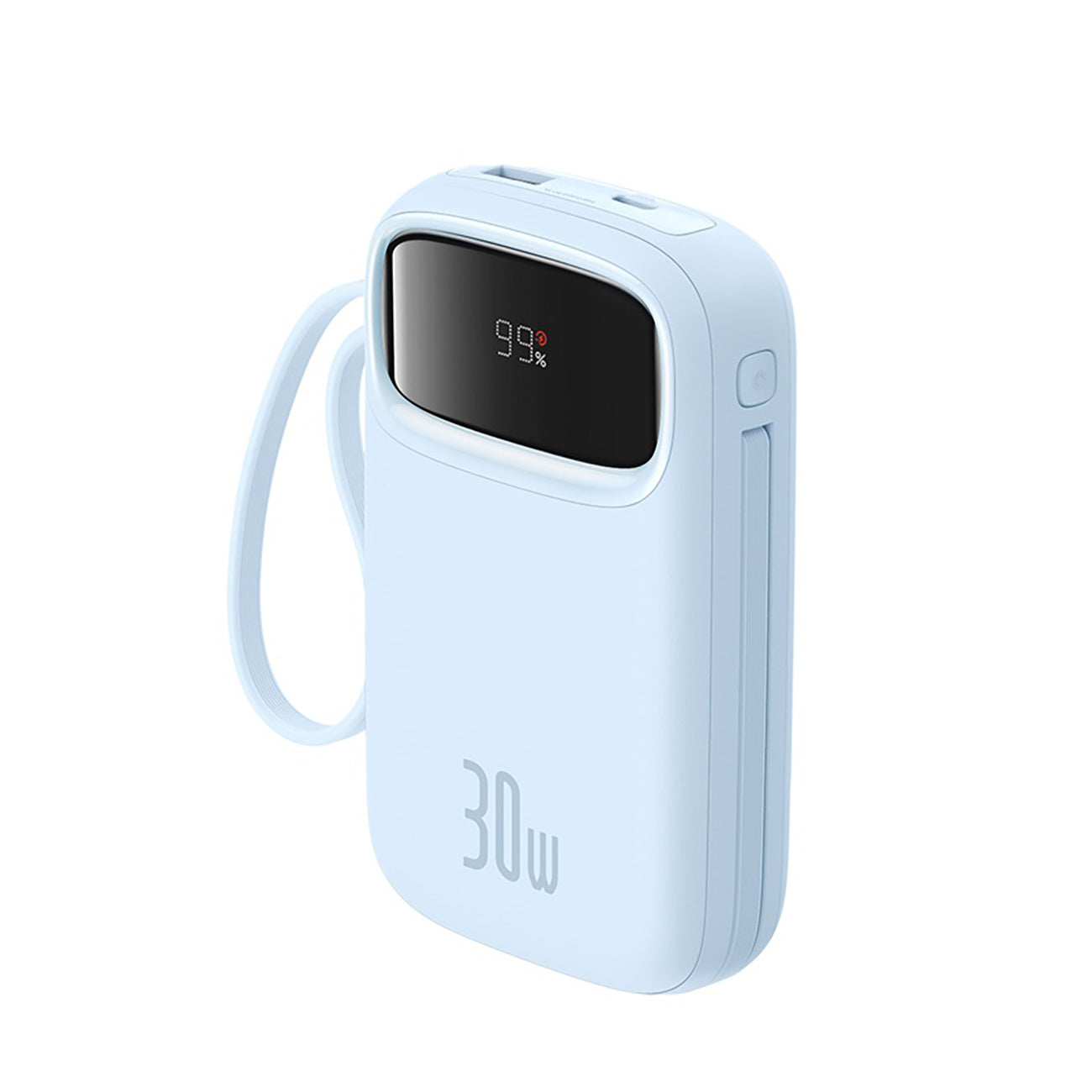Powerbank Baseus QPow 2 30W 10000mAh z wbudowanymi kablami USB-C