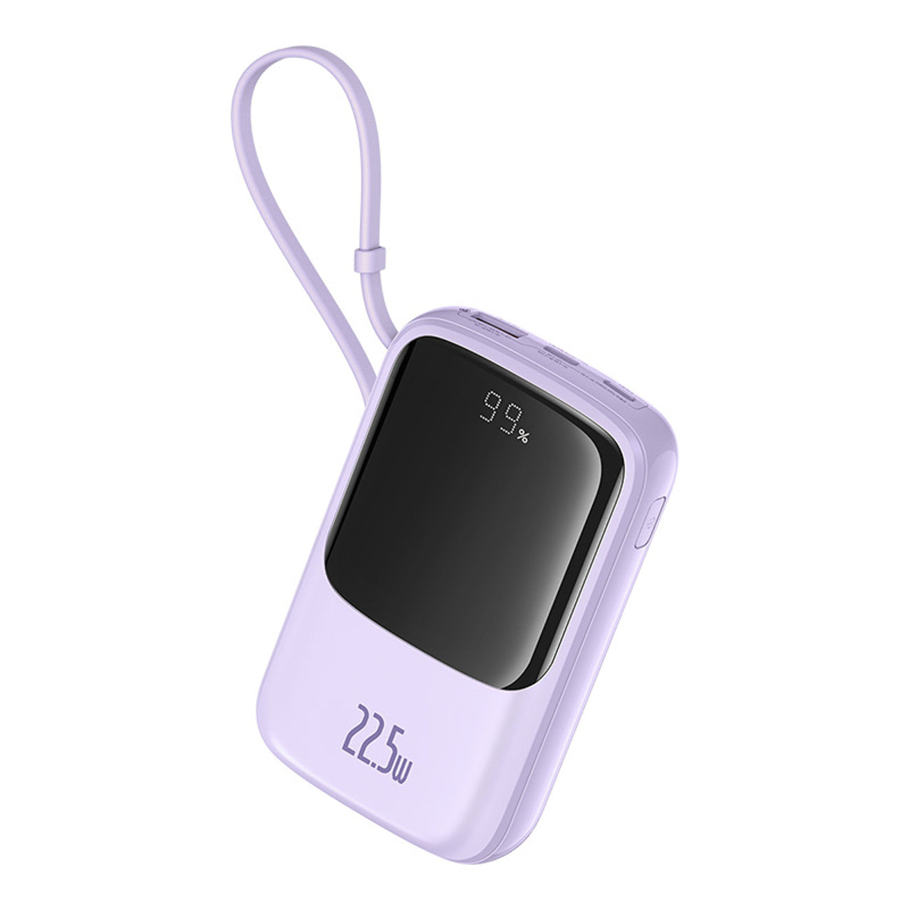 Baseus Qpow Pro+ Powerbank 10000mAh 22.5W z wbudowanym kablem USB-C i wyświetlaczem