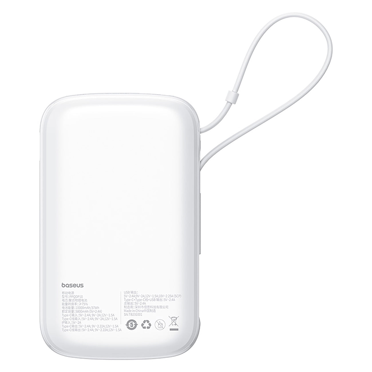 Powerbank Baseus Qpow Pro+ 22.5W 10000mAh USB-C