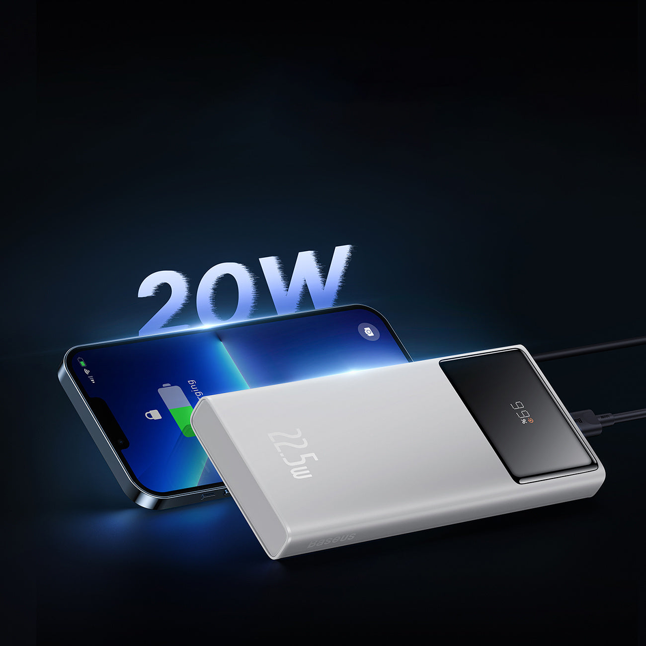 Powerbank Baseus Star-Lord 10000mAh 22,5W z wyświetlaczem cyfrowym