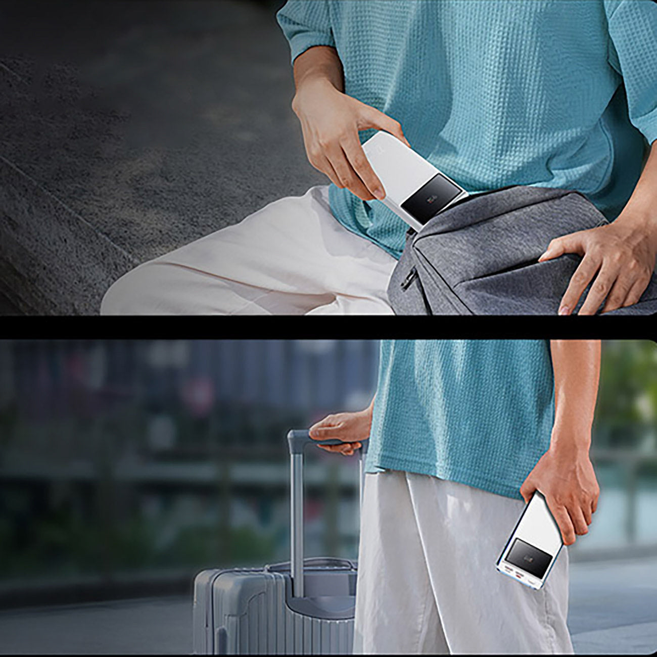 Powerbank Baseus Star-Lord 20000mAh 22,5W z wyświetlaczem cyfrowym i kablem USB-C