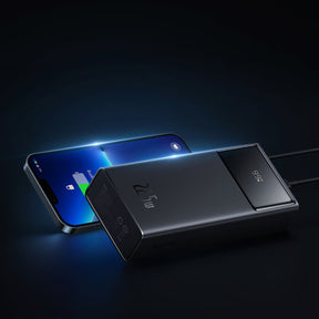 Powerbank Baseus Star-Lord 30000 mAh 22.5W z wyświetlaczem cyfrowym i kablem USB-C 3A 30 cm