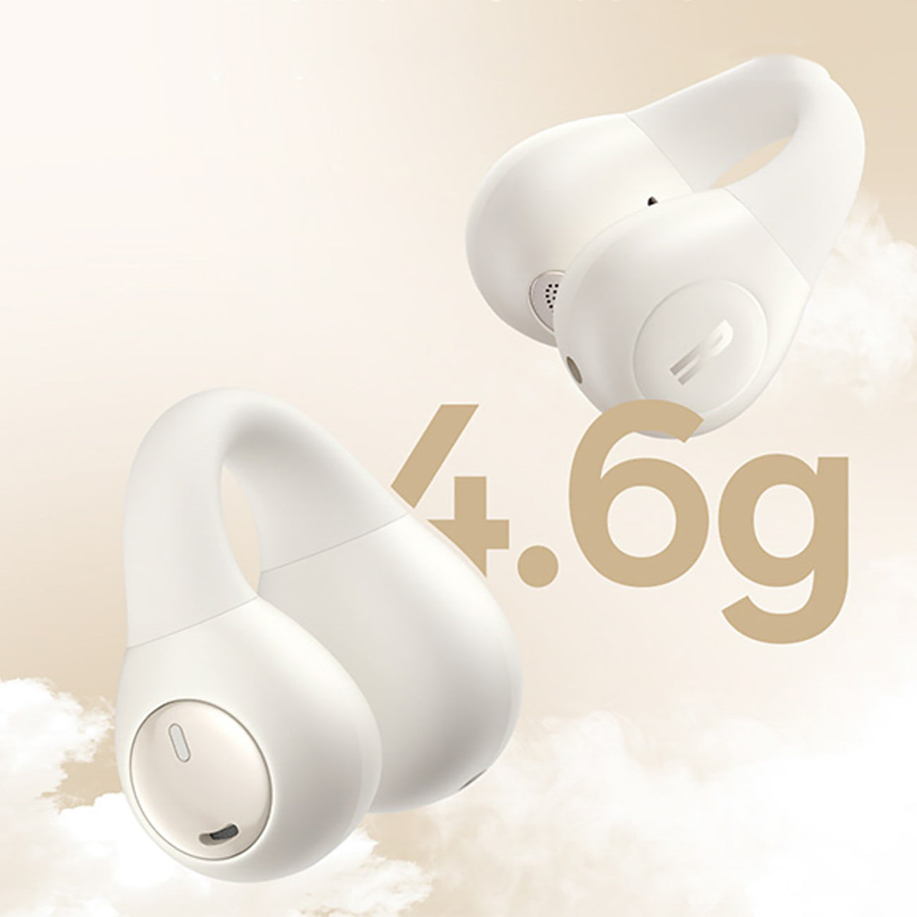 Baseus Bass 15 Clip OWS Słuchawki bezprzewodowe z kablem USB-C