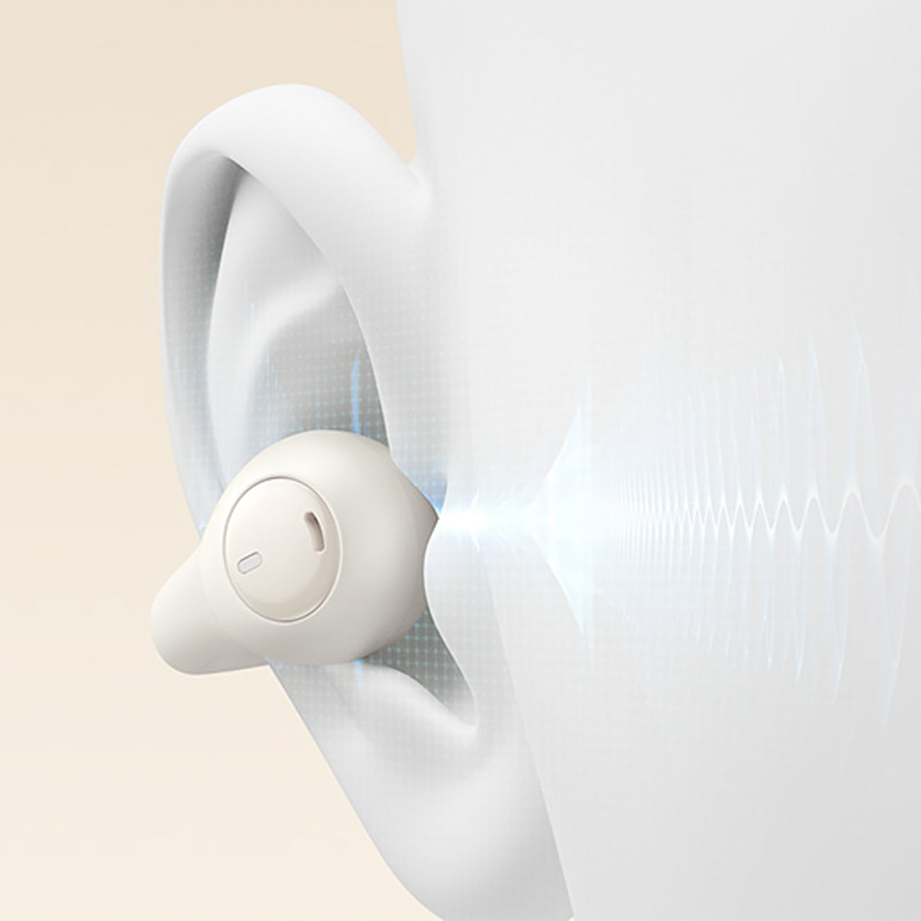 Baseus Bass 15 Clip OWS Słuchawki bezprzewodowe z kablem USB-C