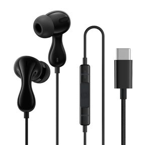 Baseus Encok CZ20 Słuchawki dokanałowe przewodowe USB-C