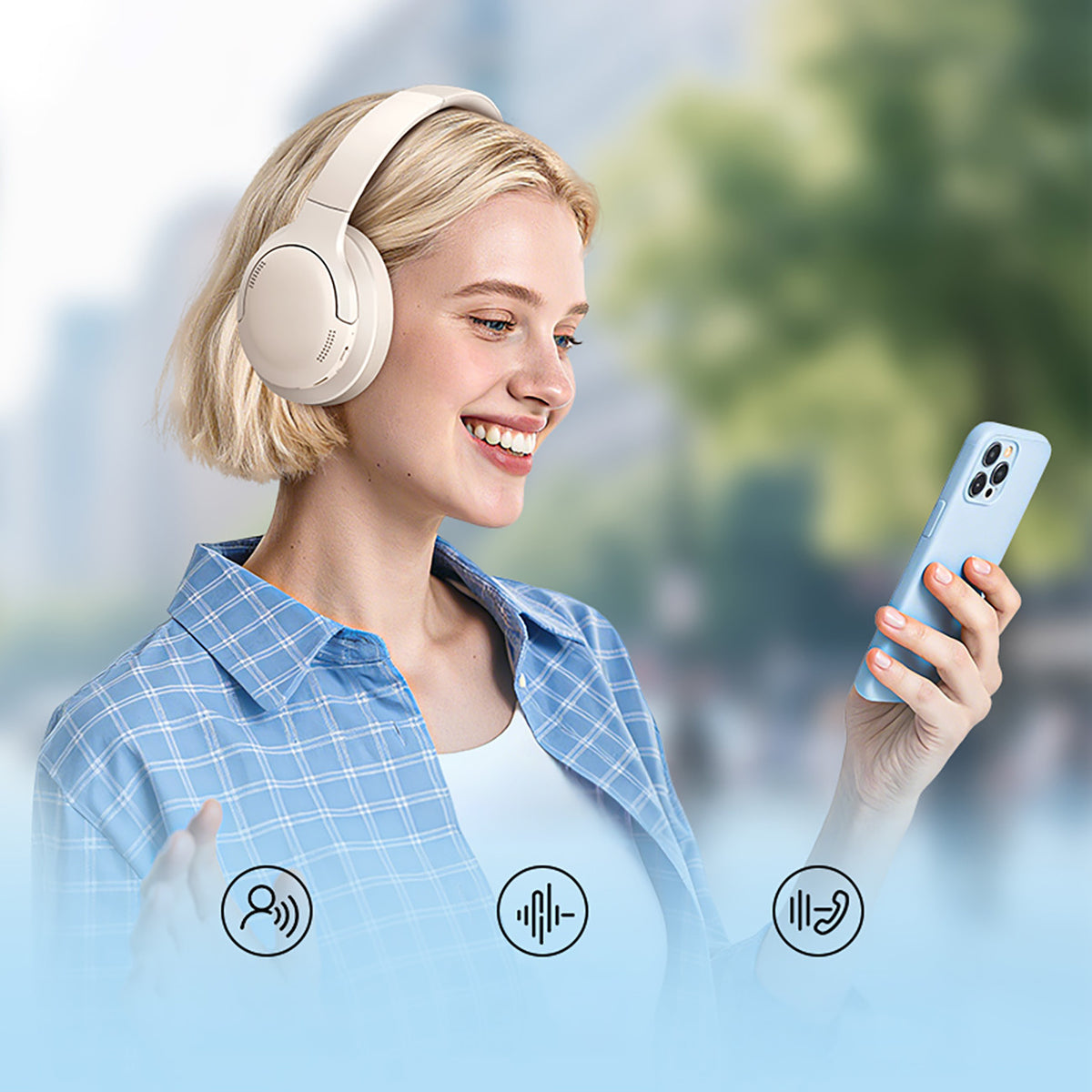 Słuchawki bezprzewodowe Baseus Bass BH1 Lite nauszne Bluetooth 6.0