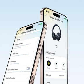 Baseus Bass BH1 Lite Słuchawki bezprzewodowe nauszne Bluetooth 6.0