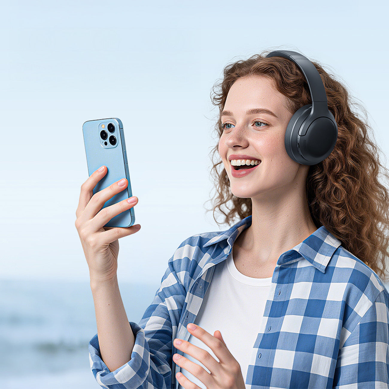 Baseus Bass BH1 Lite Słuchawki bezprzewodowe nauszne Bluetooth 6.0