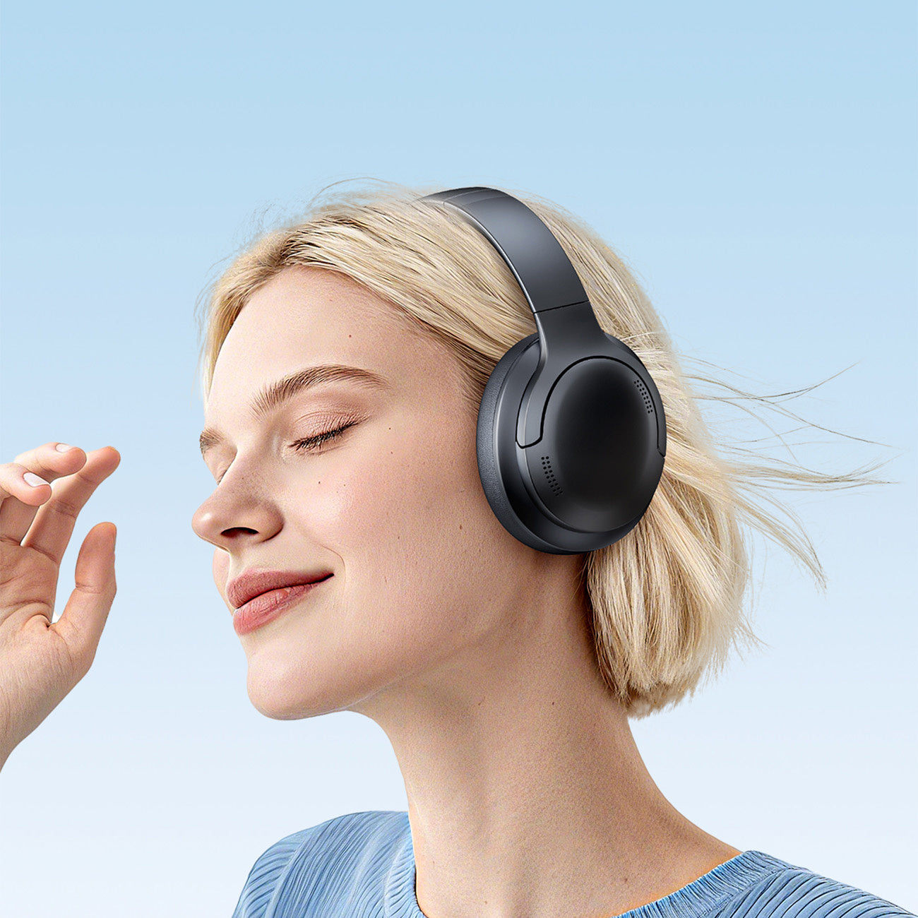 Baseus Bass BH1 Lite Słuchawki bezprzewodowe nauszne Bluetooth 6.0