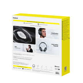 Baseus Bass BH1 Lite Słuchawki bezprzewodowe nauszne Bluetooth 6.0