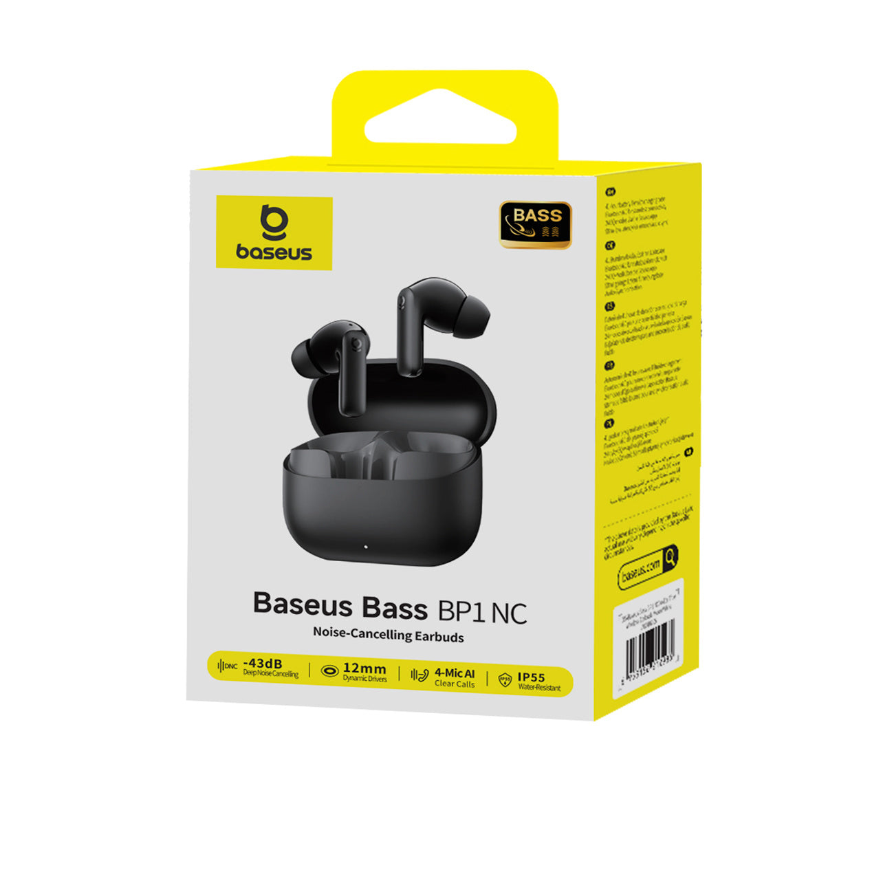 Baseus Bass BP1 NC TWS Słuchawki bezprzewodowe dokanałowe z ANC