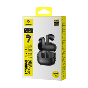 Słuchawki douszne Baseus Bass BS1 NC TWS - czarne