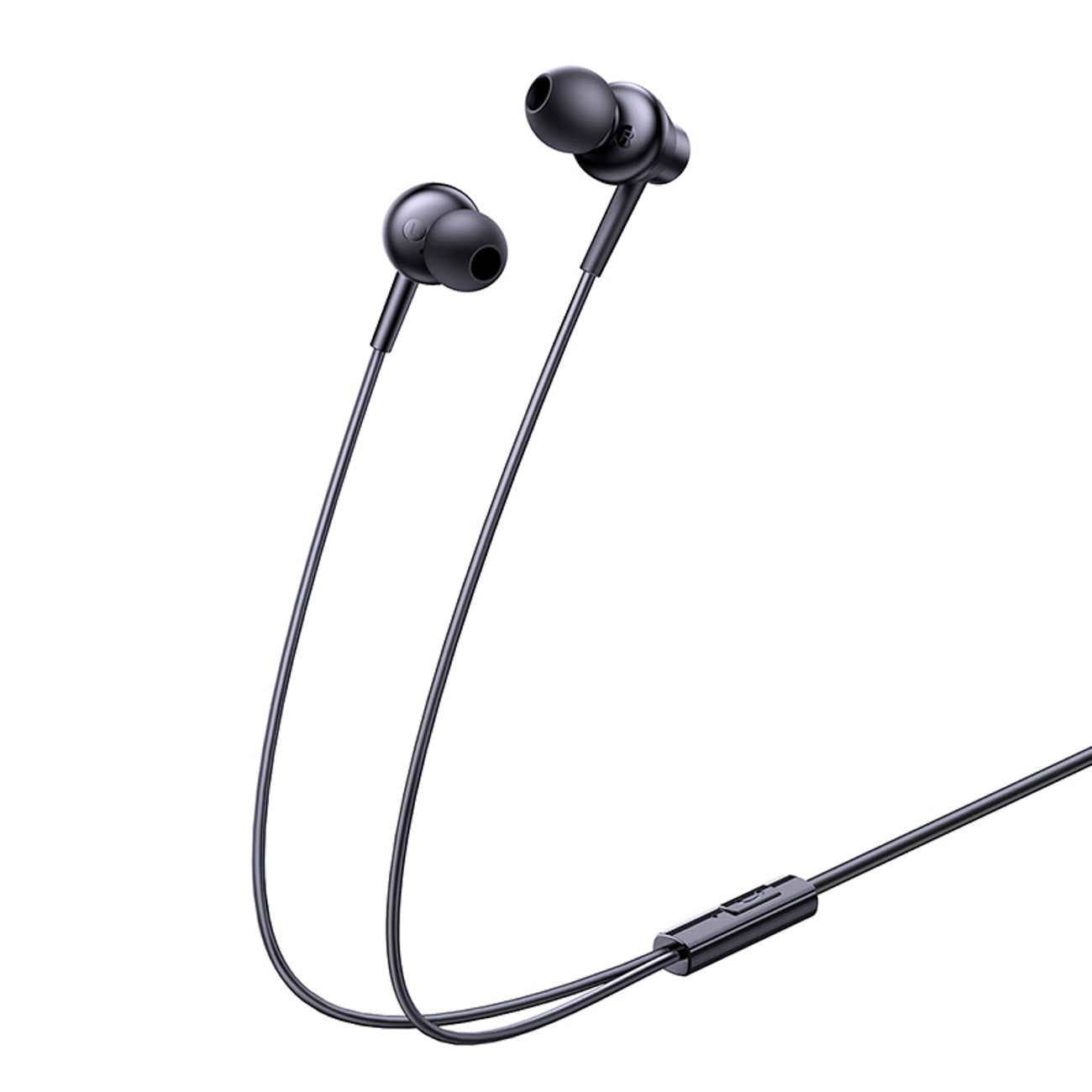 Słuchawki przewodowe Baseus Encok CZ11 dokanałowe USB-C - czarne
