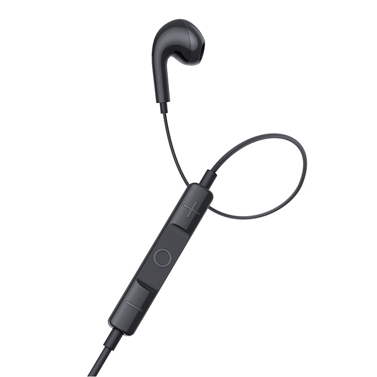 Słuchawki przewodowe Baseus Encok CZ17 douszne USB-C - czarne