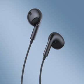 Słuchawki przewodowe Baseus Encok CZ17 douszne USB-C - czarne
