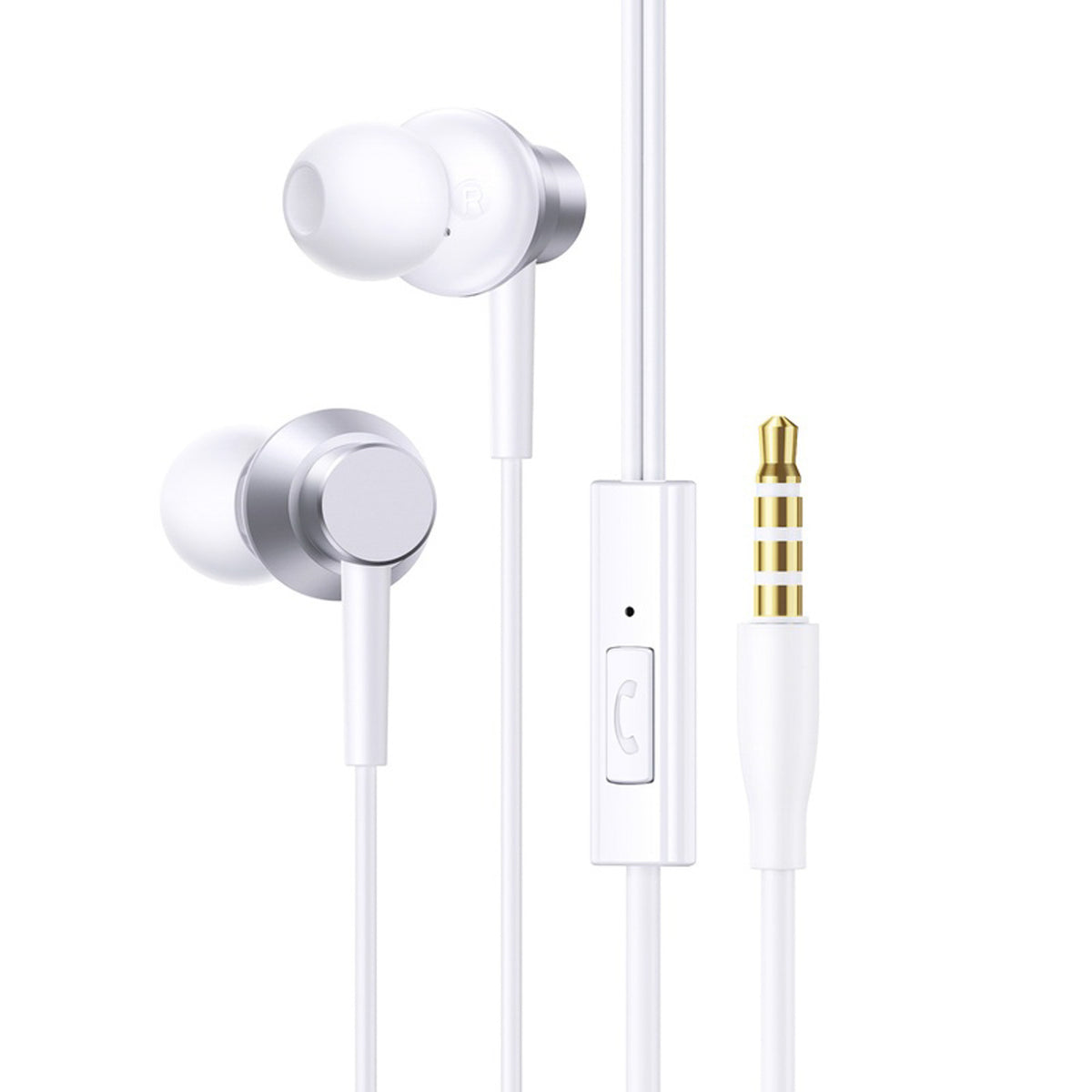 Baseus Encok HZ11 Słuchawki przewodowe dokanałowe mini jack 3,5 mm