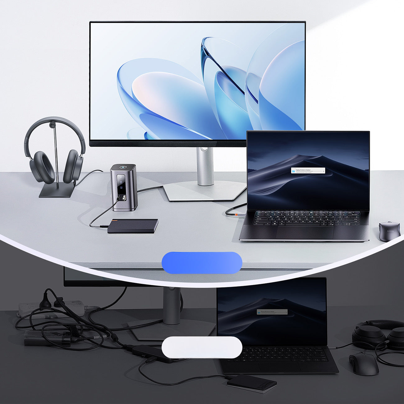 Baseus Spacemate RD1 Stacja dokująca hub 11w1 USB-C