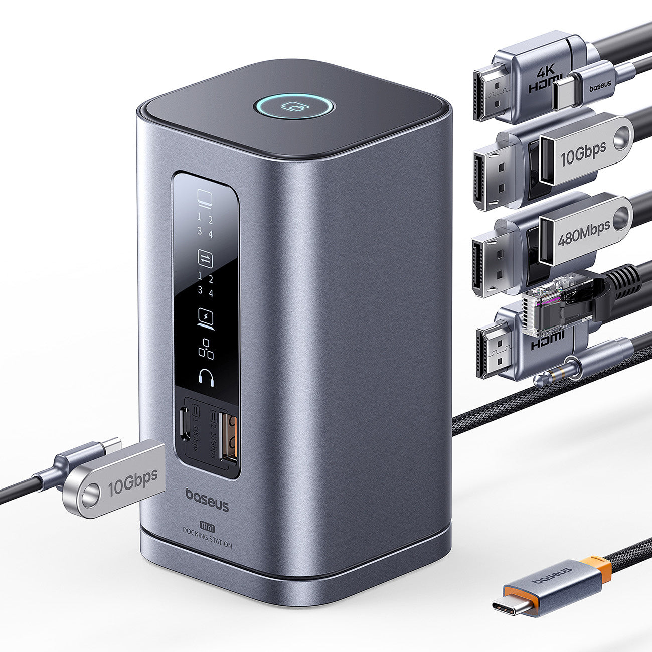 Baseus Spacemate RD1 Stacja dokująca hub 11w1 USB-C