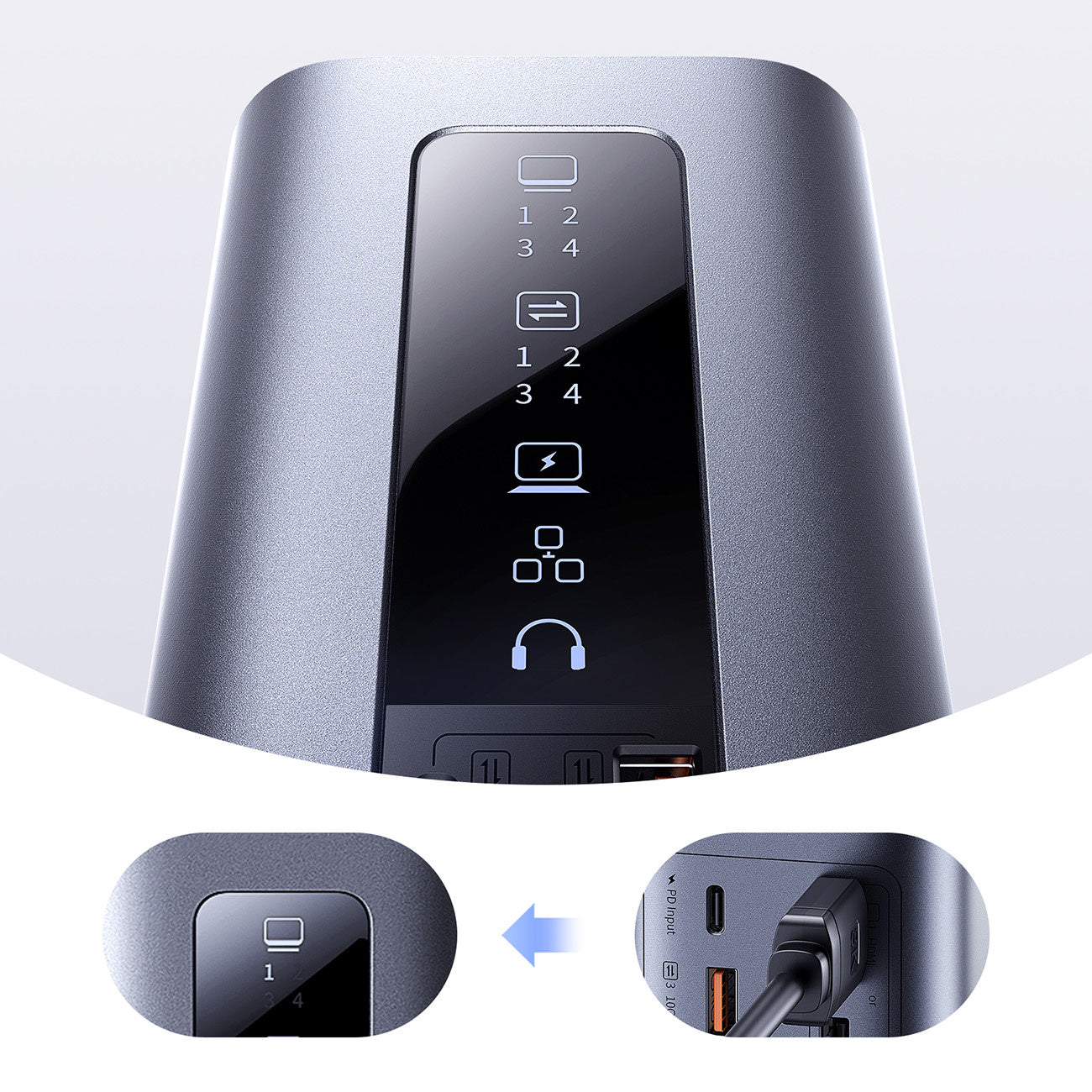Baseus Spacemate RD1 Stacja dokująca hub 11w1 USB-C