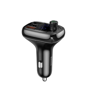 Baseus S-13 Transmiter FM Bluetooth / ładowarka samochodowa (Overseas Edition)