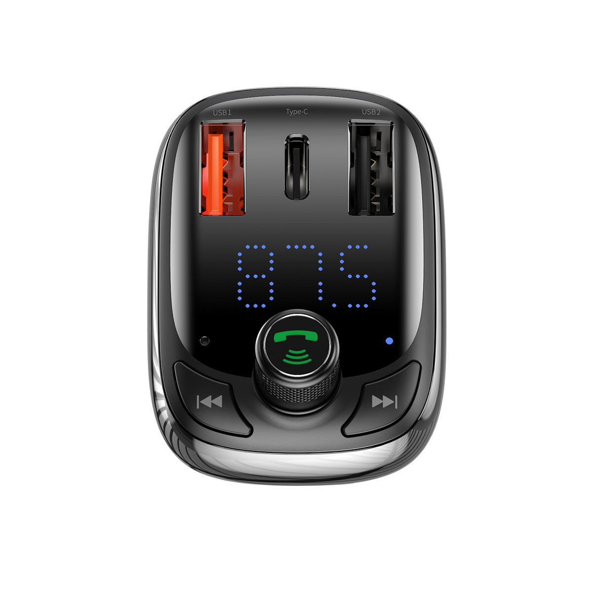 Baseus S-13 Transmiter FM Bluetooth / ładowarka samochodowa (Overseas Edition)