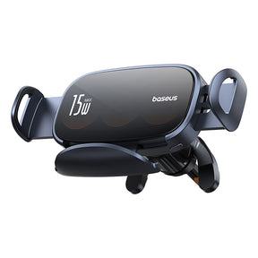 Uchwyt Baseus LightChaser BS-CM029 samochodowy z ładowarką indukcyjną z potrójną cewką