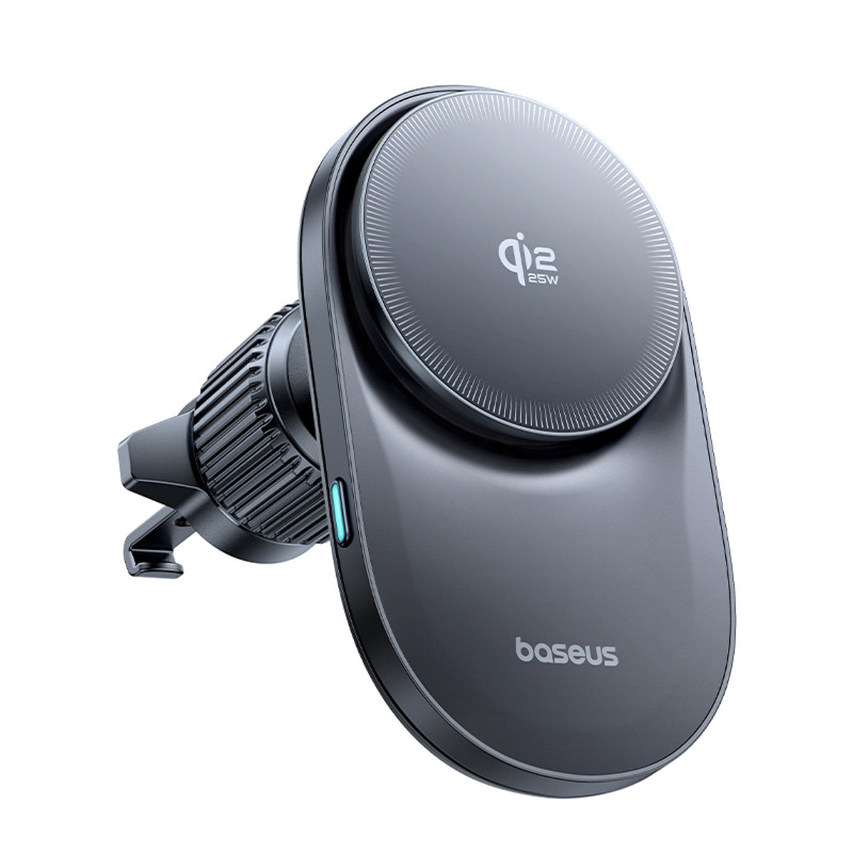 Baseus PrimeTrip VC2 Pro Uchwyt magnetyczny z ładowarką Qi2.2 z wentylatorem na kratkę nawiewu