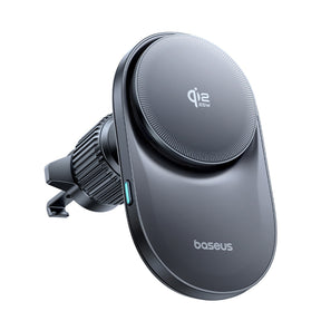 Baseus PrimeTrip VC2 Pro Uchwyt magnetyczny z ładowarką Qi2.2 z wentylatorem na kratkę nawiewu