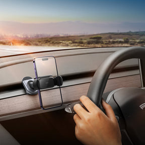 Uchwyt samochodowy elektryczny z panelem słonecznym do Tesla Model 3 / Y Baseus T-Space