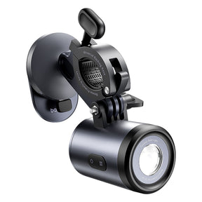 Baseus PrimeTrip Uchwyt rowerowy z lampką LED 2w1 3000mAh IP68