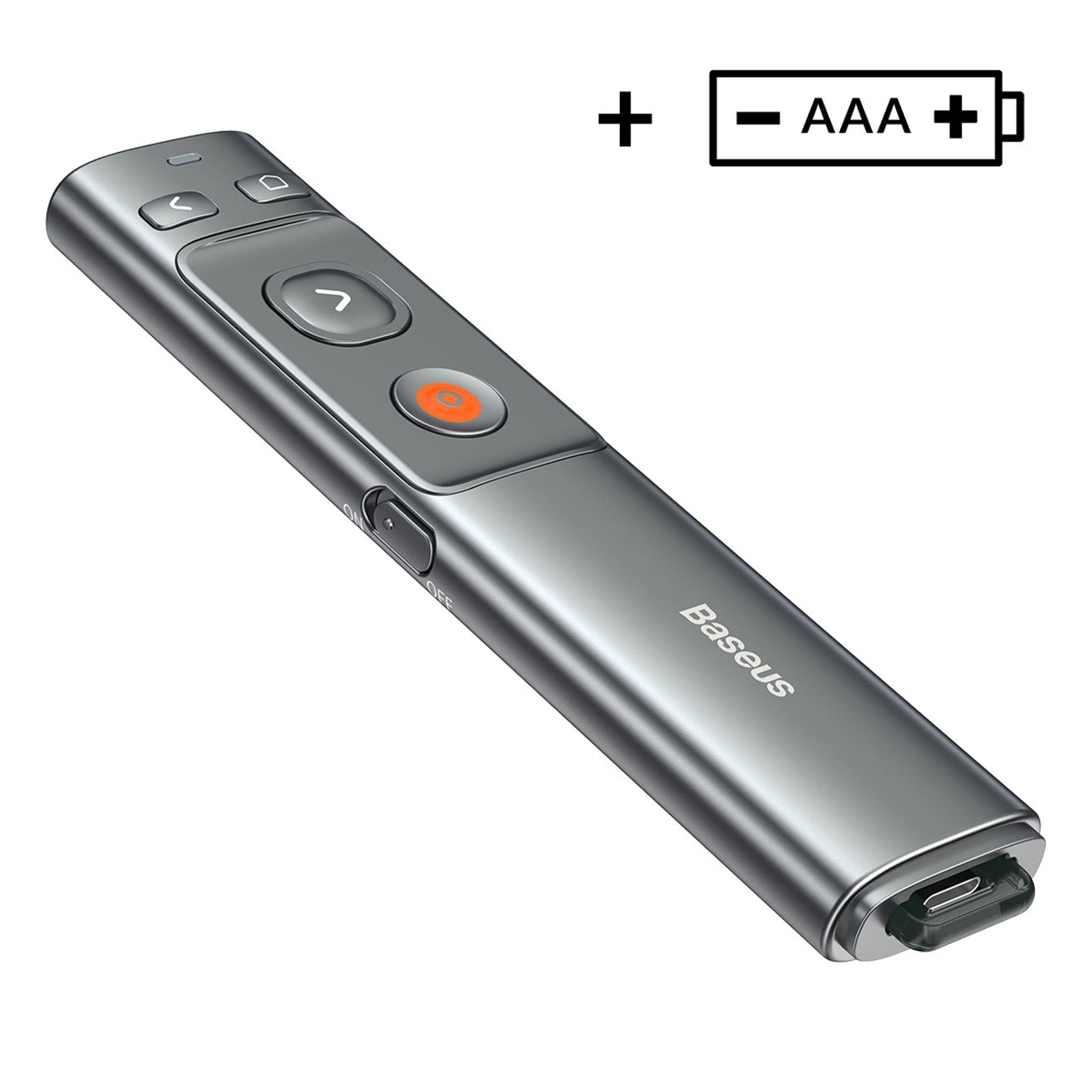 Wskaźnik laserowy Baseus Orange Dot bezprzewodowy do prezentacji