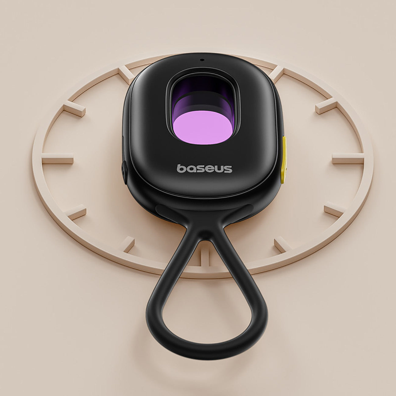 Wykrywacz ukrytych kamer Baseus Heyo Series II z alarmem i mini latarką + kabel Baseus Simple USB-A - USB-C