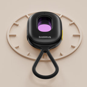 Wykrywacz ukrytych kamer Baseus Heyo Series II z alarmem i mini latarką + kabel Baseus Simple USB-A - USB-C
