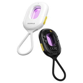 Wykrywacz ukrytych kamer Baseus Heyo Series II z alarmem i mini latarką + kabel Baseus Simple USB-A - USB-C