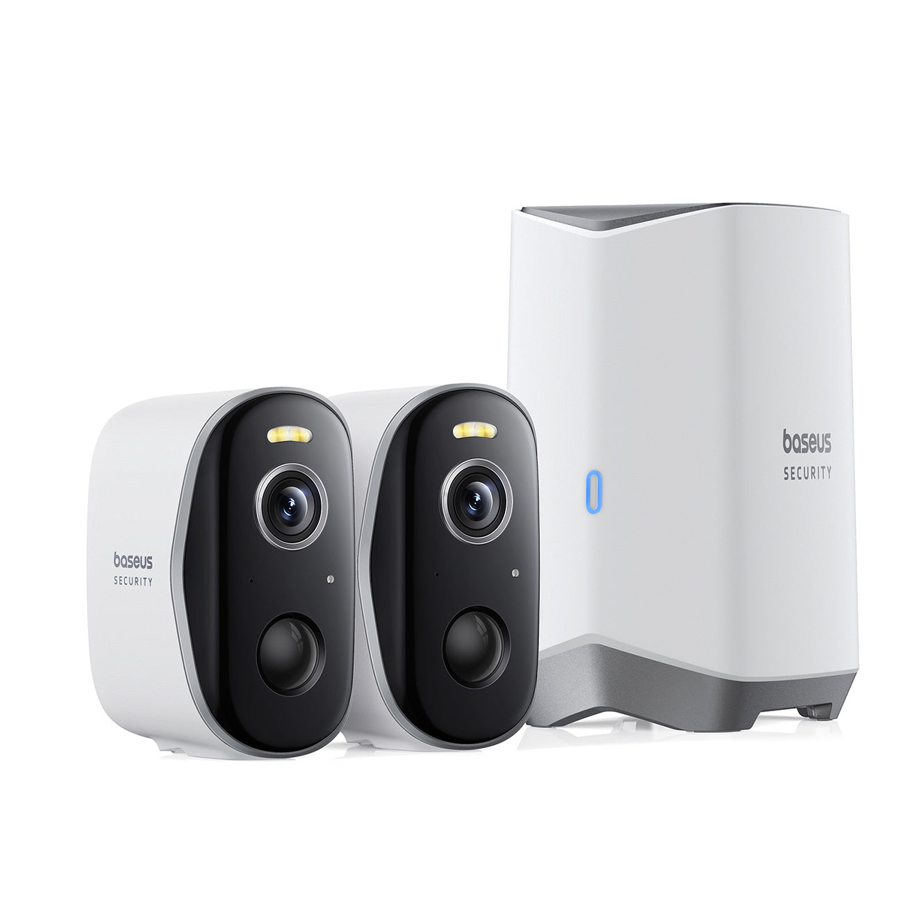 Baseus Security N1 Plus Dual 2K Zewnętrzny zestaw monitoringu (2 kamery)