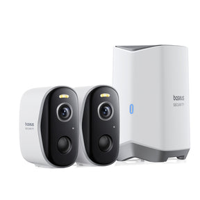 Baseus Security N1 Plus Dual 2K Zewnętrzny zestaw monitoringu (2 kamery)