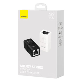 Złączka sieciowa łącznik kabli Ethernet RJ-45 Baseus AirJoy Series 10 szt.